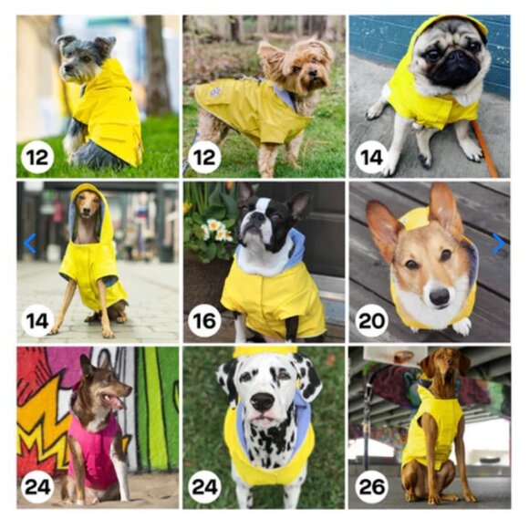 NWT Canada Pooch Torrential Tracker Raincoat for Dogs - Black - Picture 6 of 10